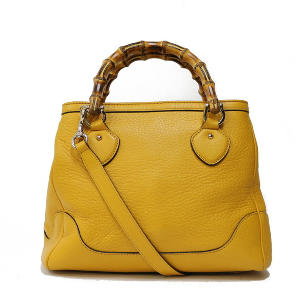 GUCCI Handbags - Gucci Shoulder Bag Leather Yellow Women's GUCCI